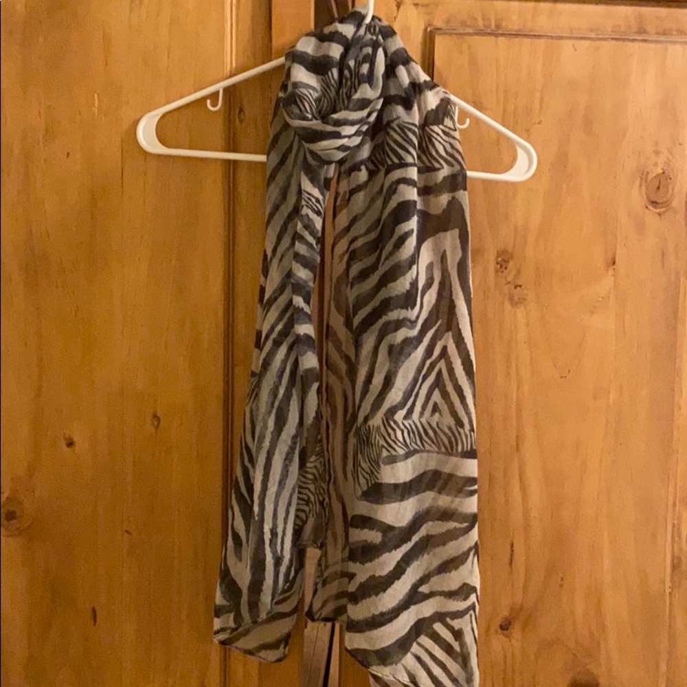 Zebra Print Scarf